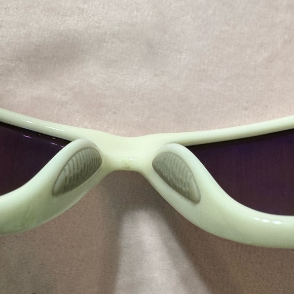 Hurley Ventura Floating Wrap Sunglasses White Frame & Blue Mirror Polarized Lens - Picture 6 of 12